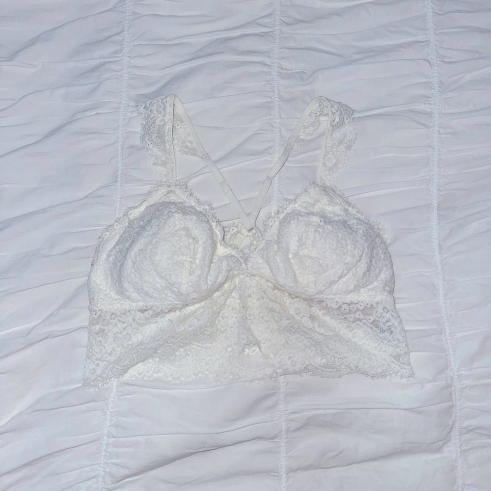 Aerie White Lace Bralette